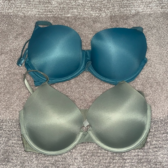 Victoria secret pink everywhere t shirt lightly lined bra duo pack - Picture 1 of 7